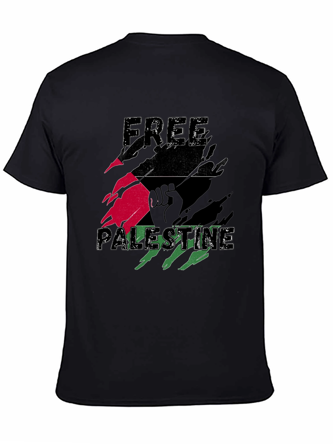 Free Palestine Graphic Tee - Black