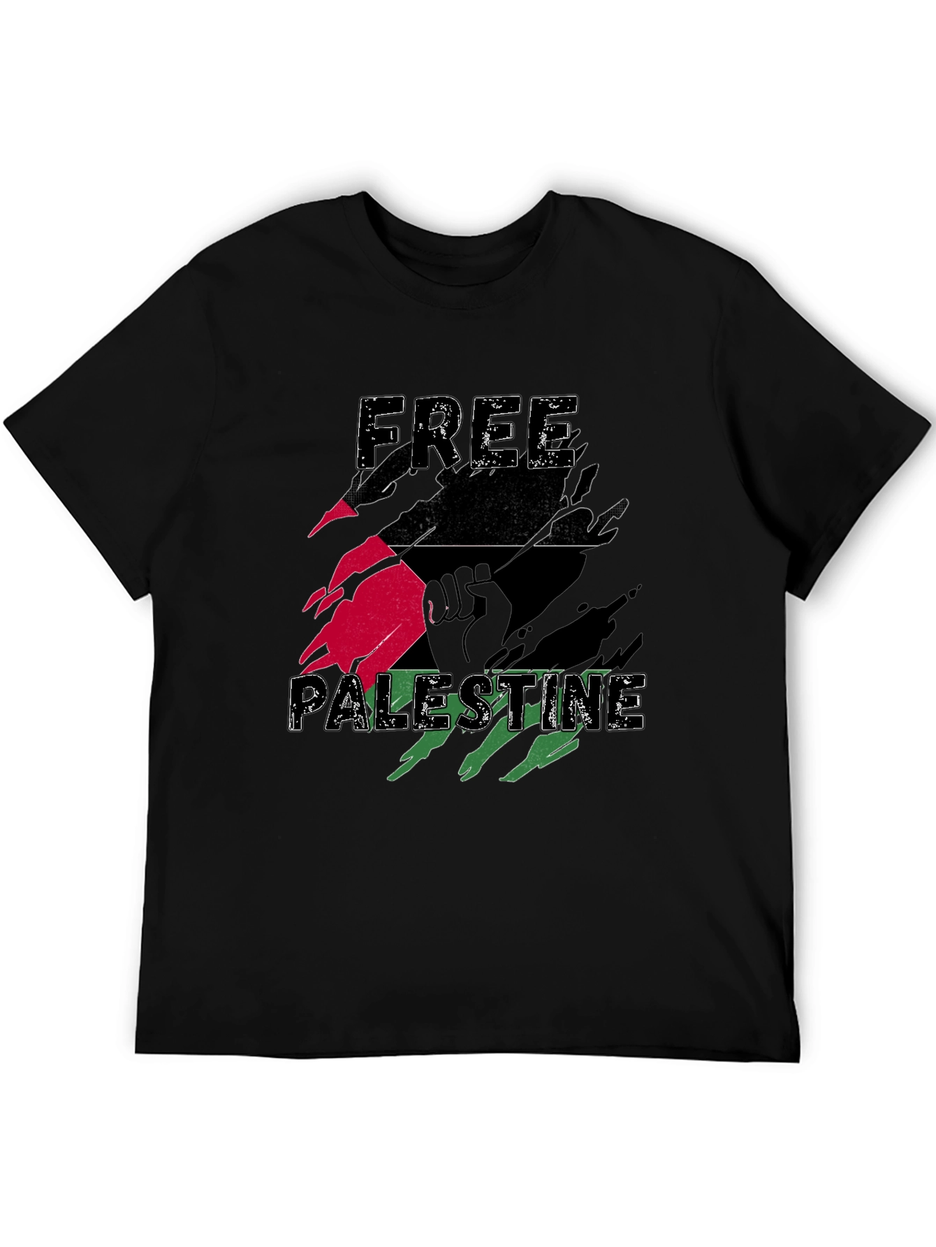 Free Palestine Graphic Tee - Black