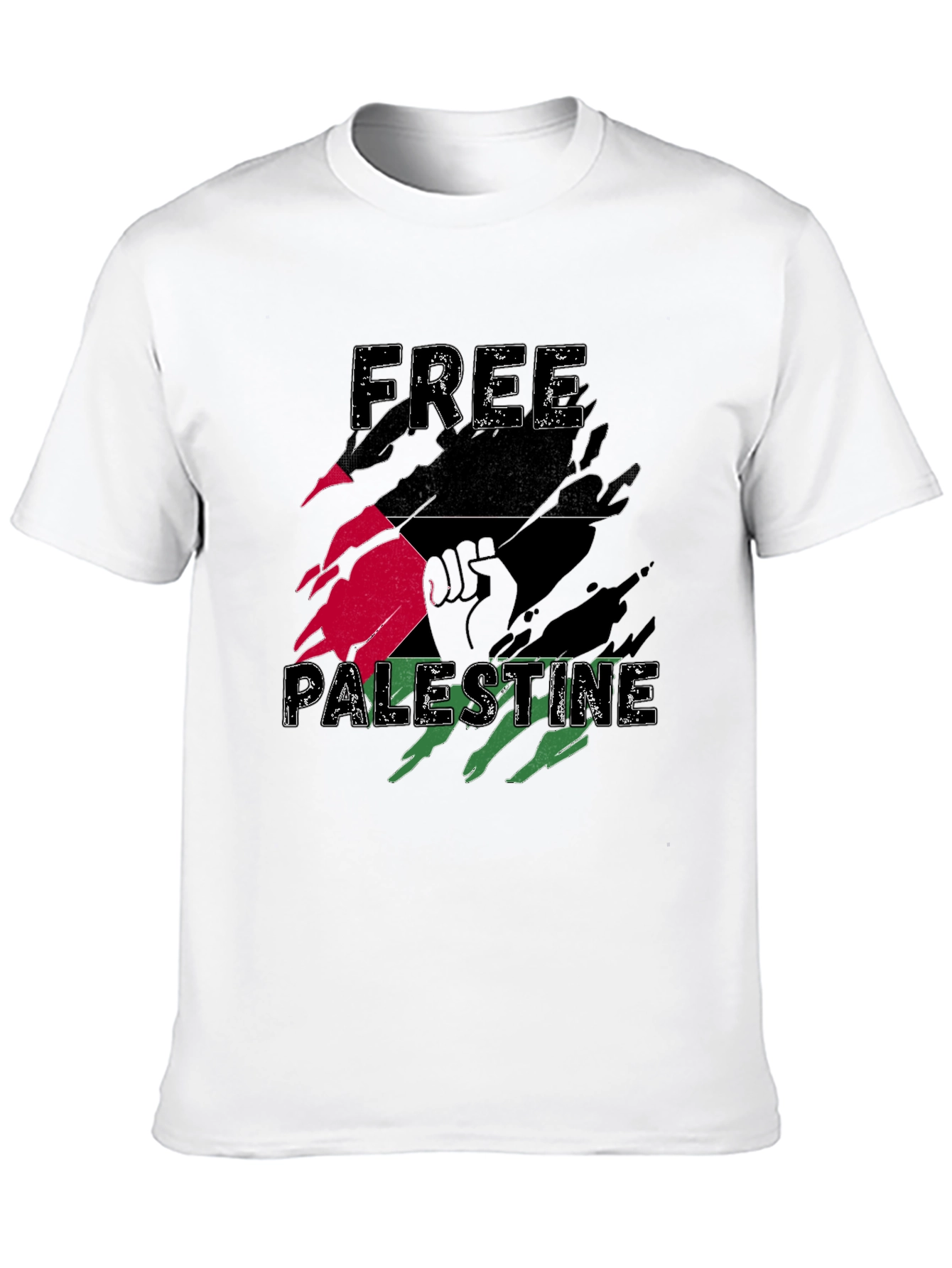Free Palestine Graphic Tee - Black