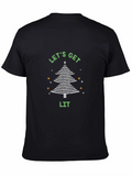 Lets Get Lit Christmas Tree T-Shirt