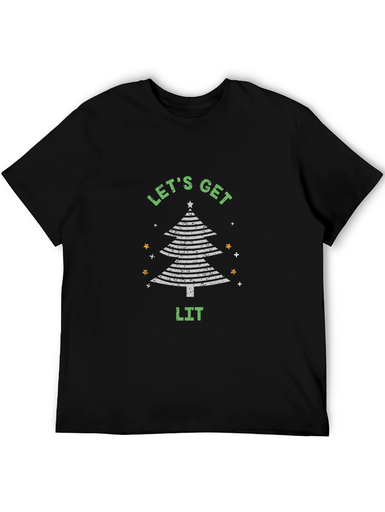 Lets Get Lit Christmas Tree T-Shirt