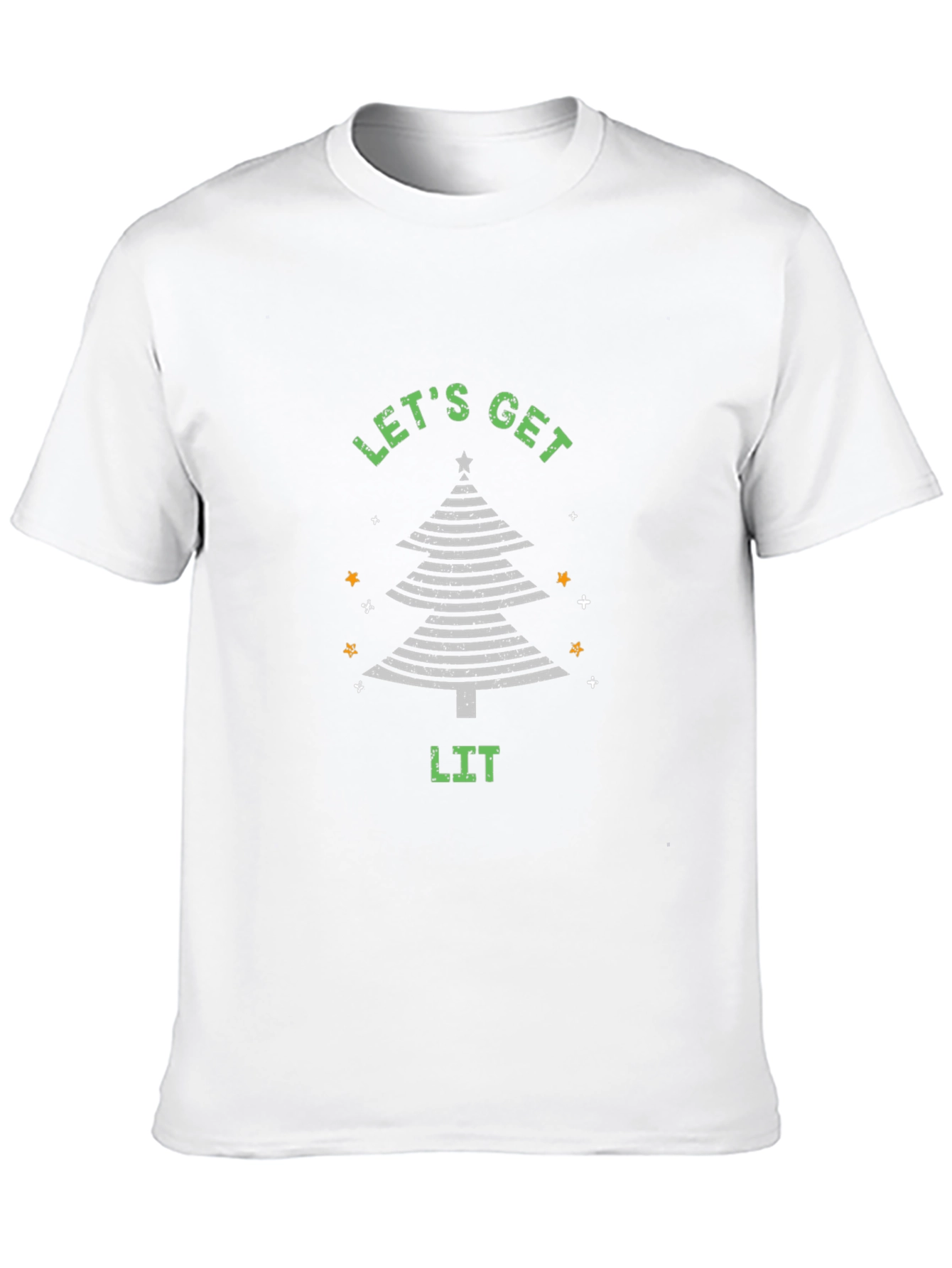 Lets Get Lit Christmas Tree T-Shirt