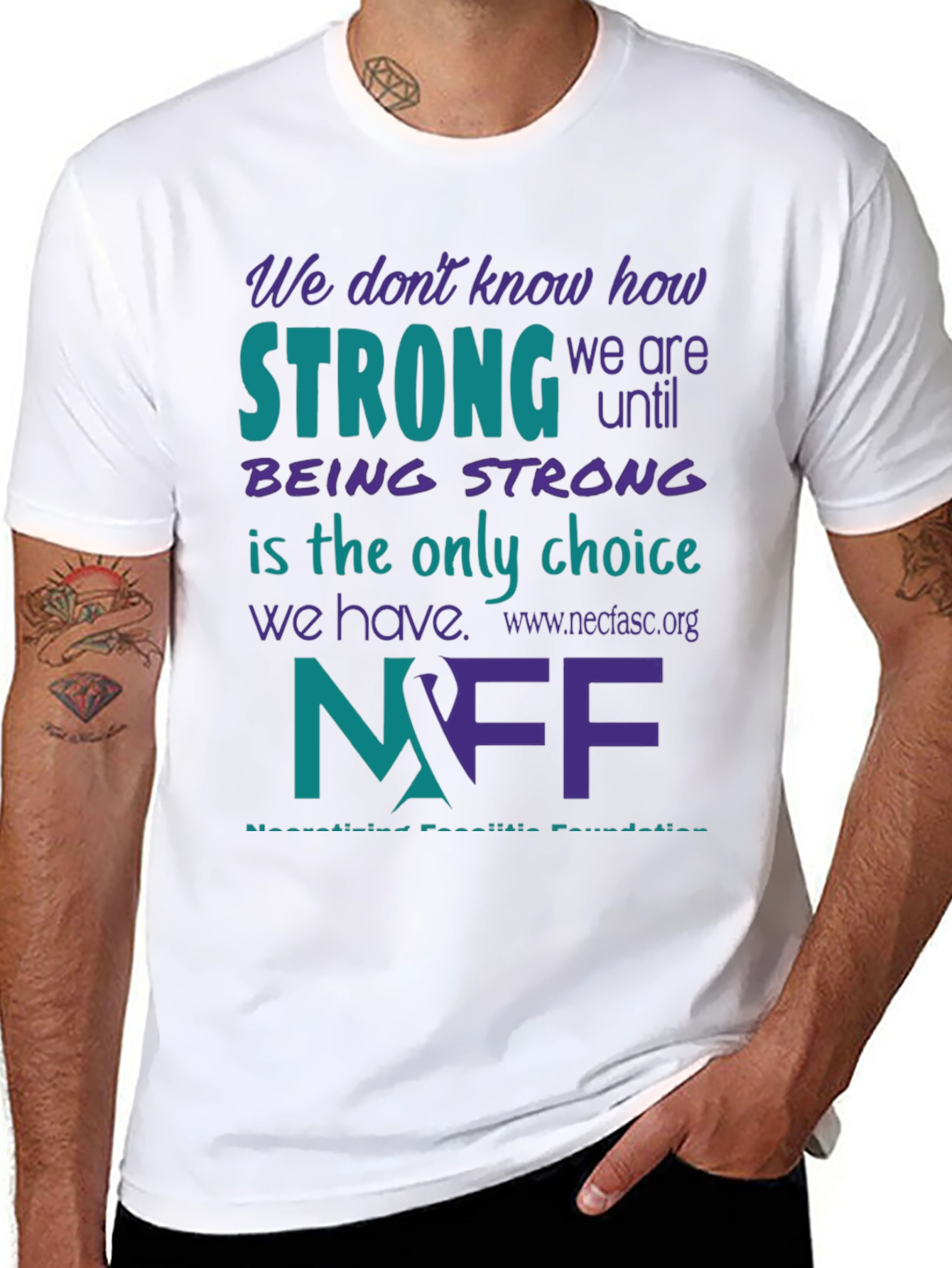 NFF Strong T-Shirt - Necrotizing Fasciitis Awareness