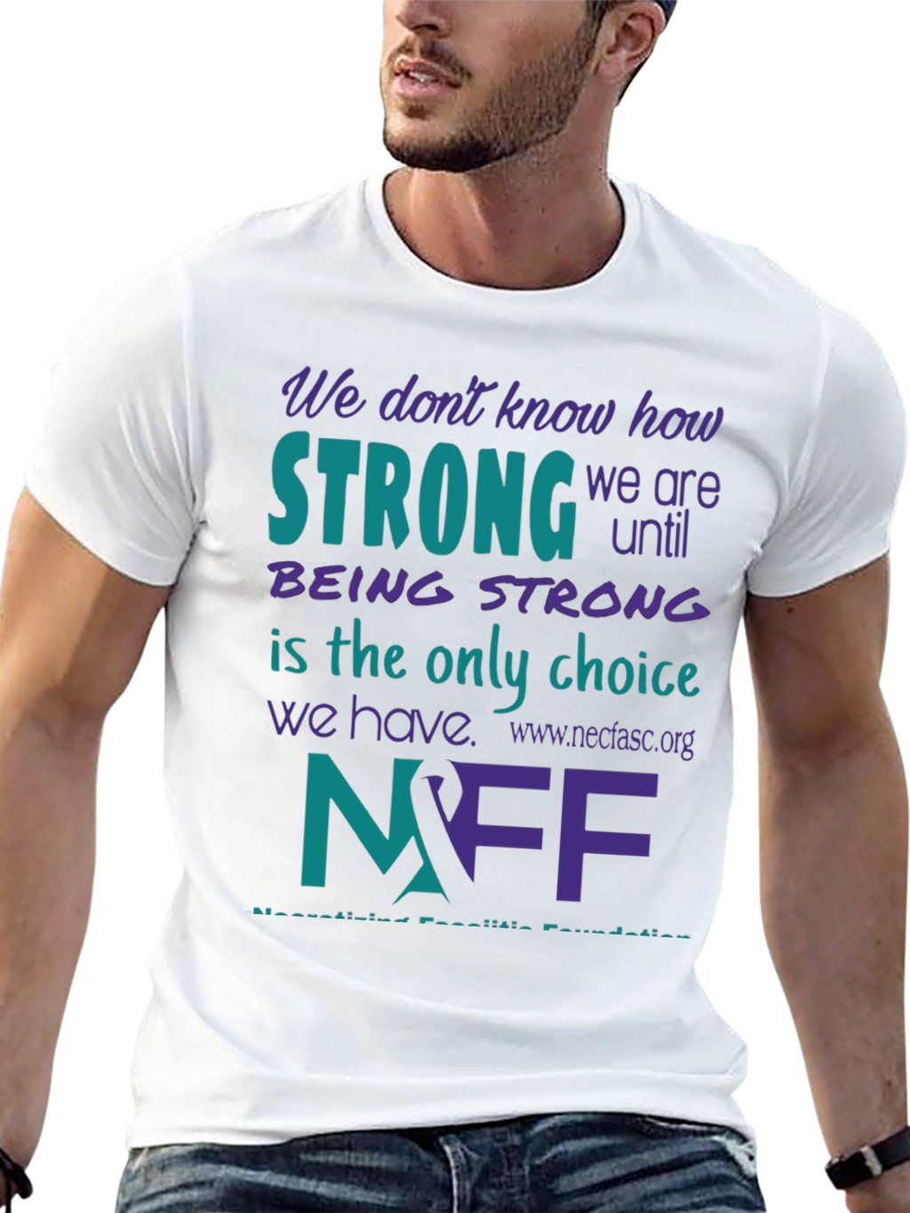 NFF Strong T-Shirt - Necrotizing Fasciitis Awareness