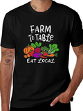 Farm To Table Eat Local Graphic T-Shirt
