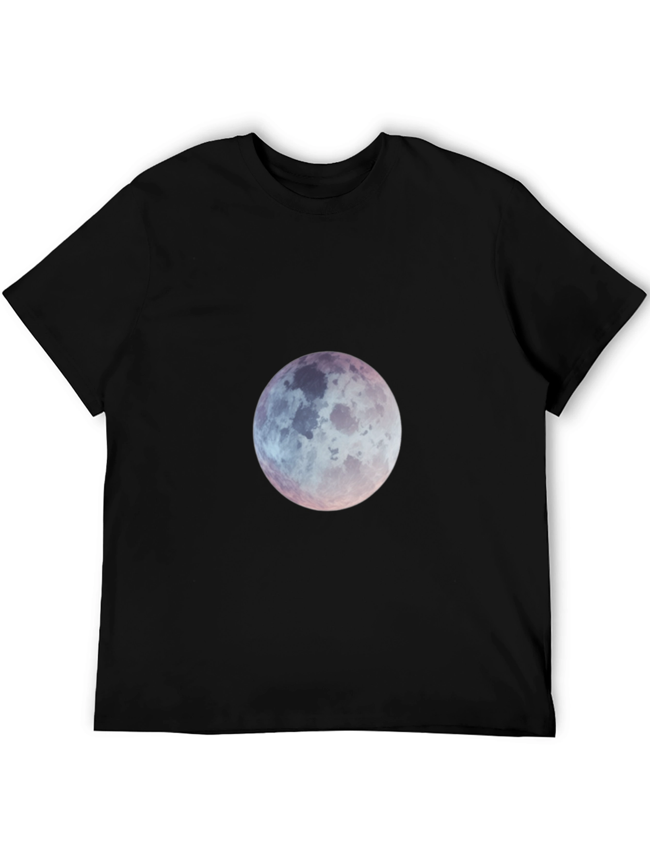 Lunar Graphic Tee - Black Cotton T-Shirt