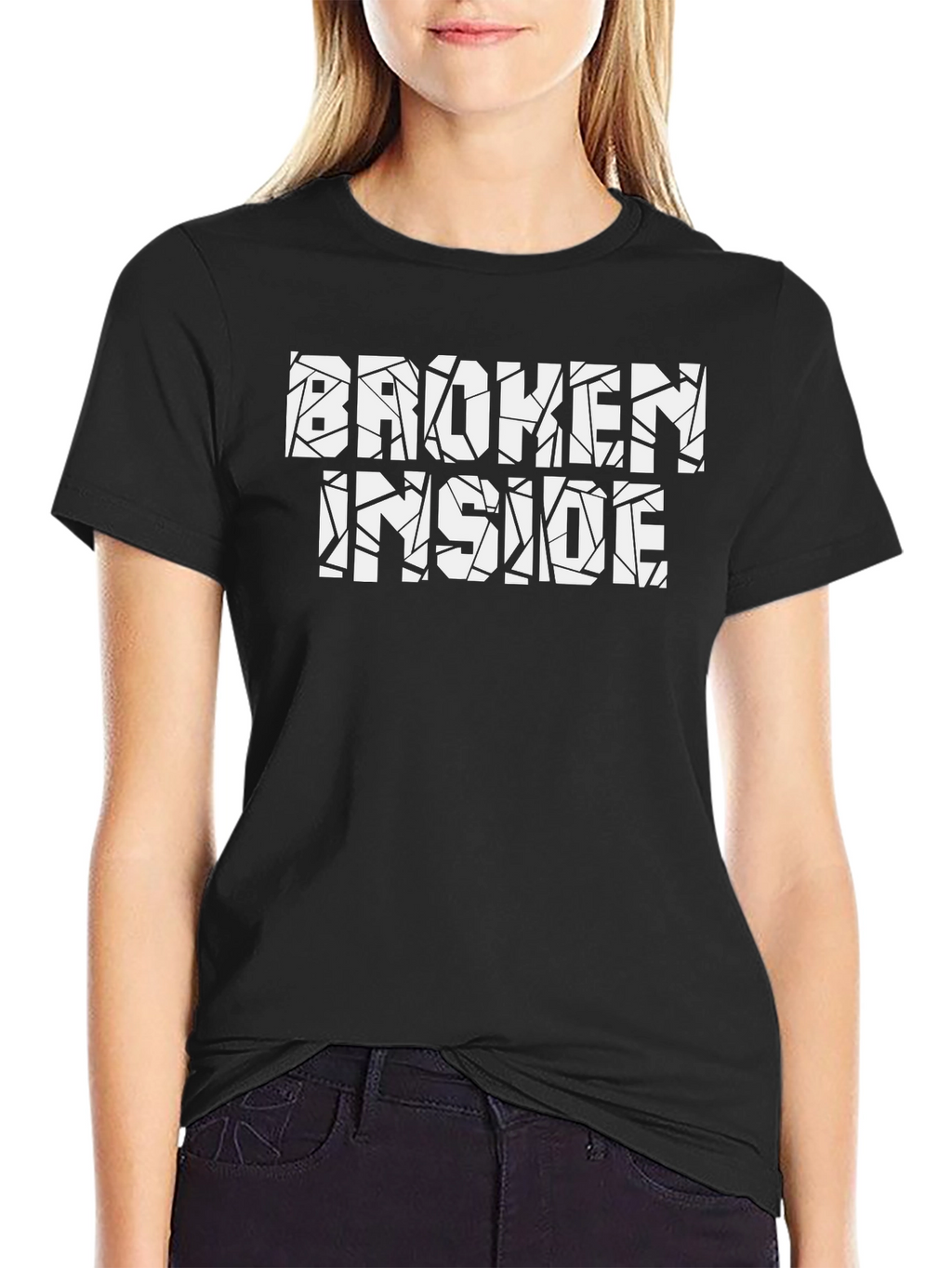 Broken Inside Graphic T-Shirt - Mens