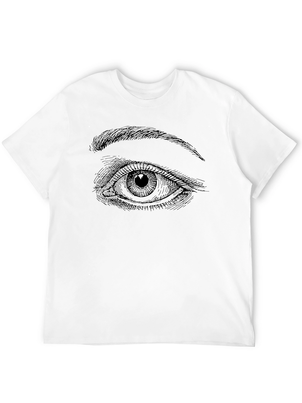Eye Graphic T-Shirt - Stylish Black Tee