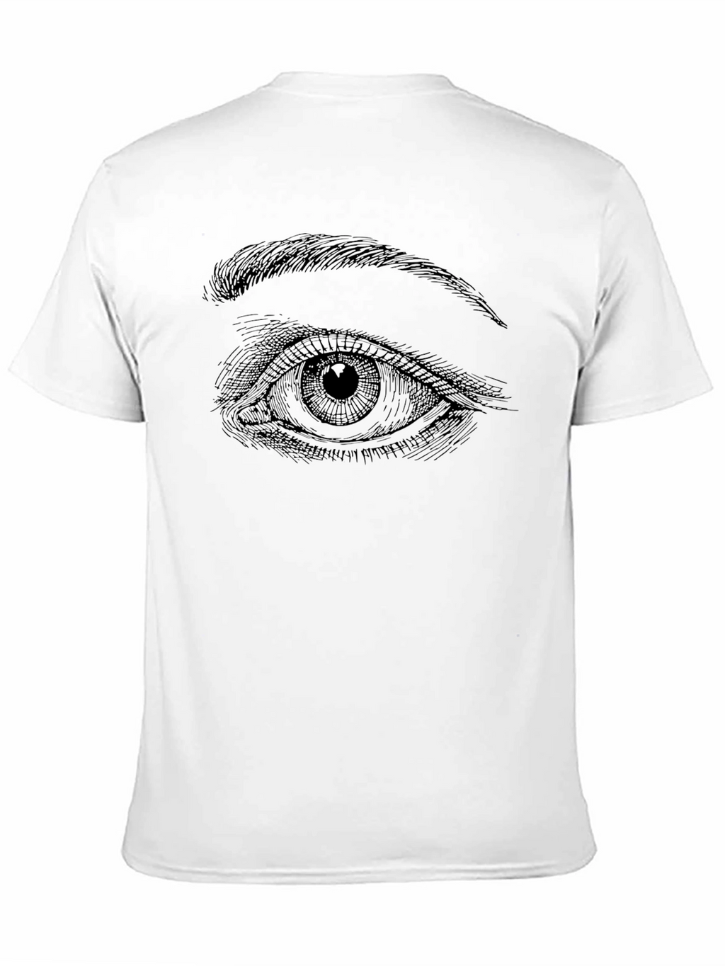 Eye Graphic T-Shirt - Stylish Black Tee