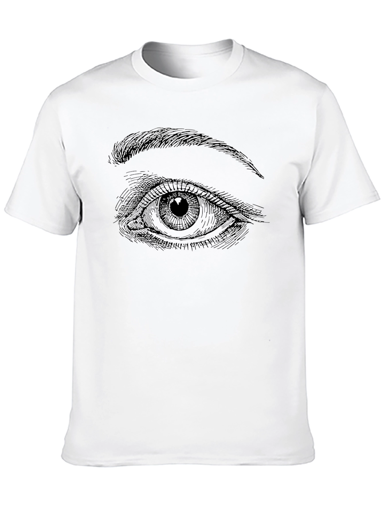 Eye Graphic T-Shirt - Stylish Black Tee
