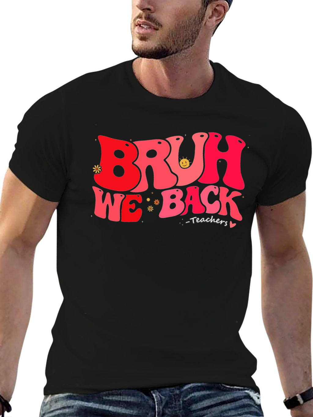 Bruh We Back Teachers T-Shirt
