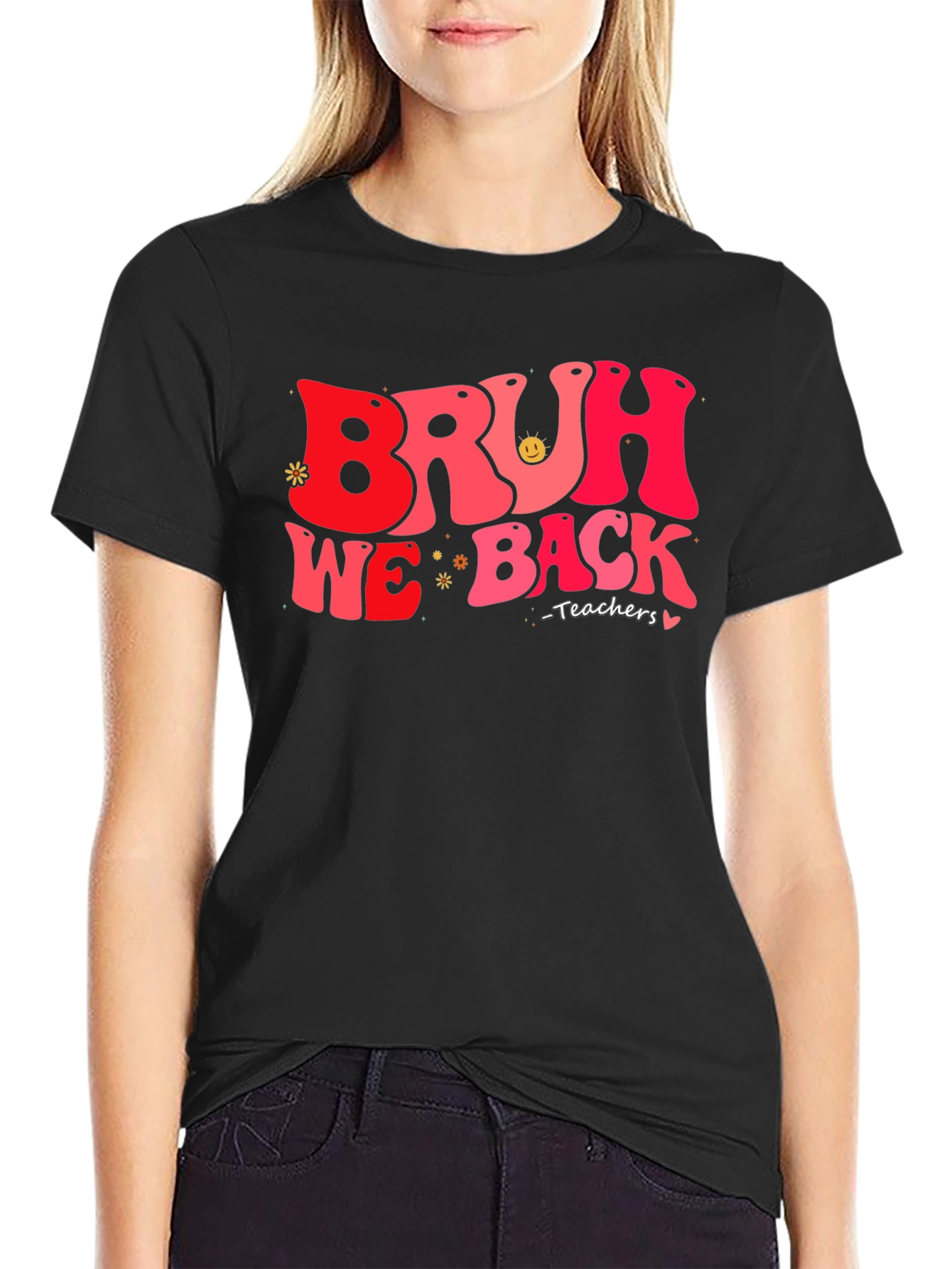 Bruh We Back Teachers T-Shirt