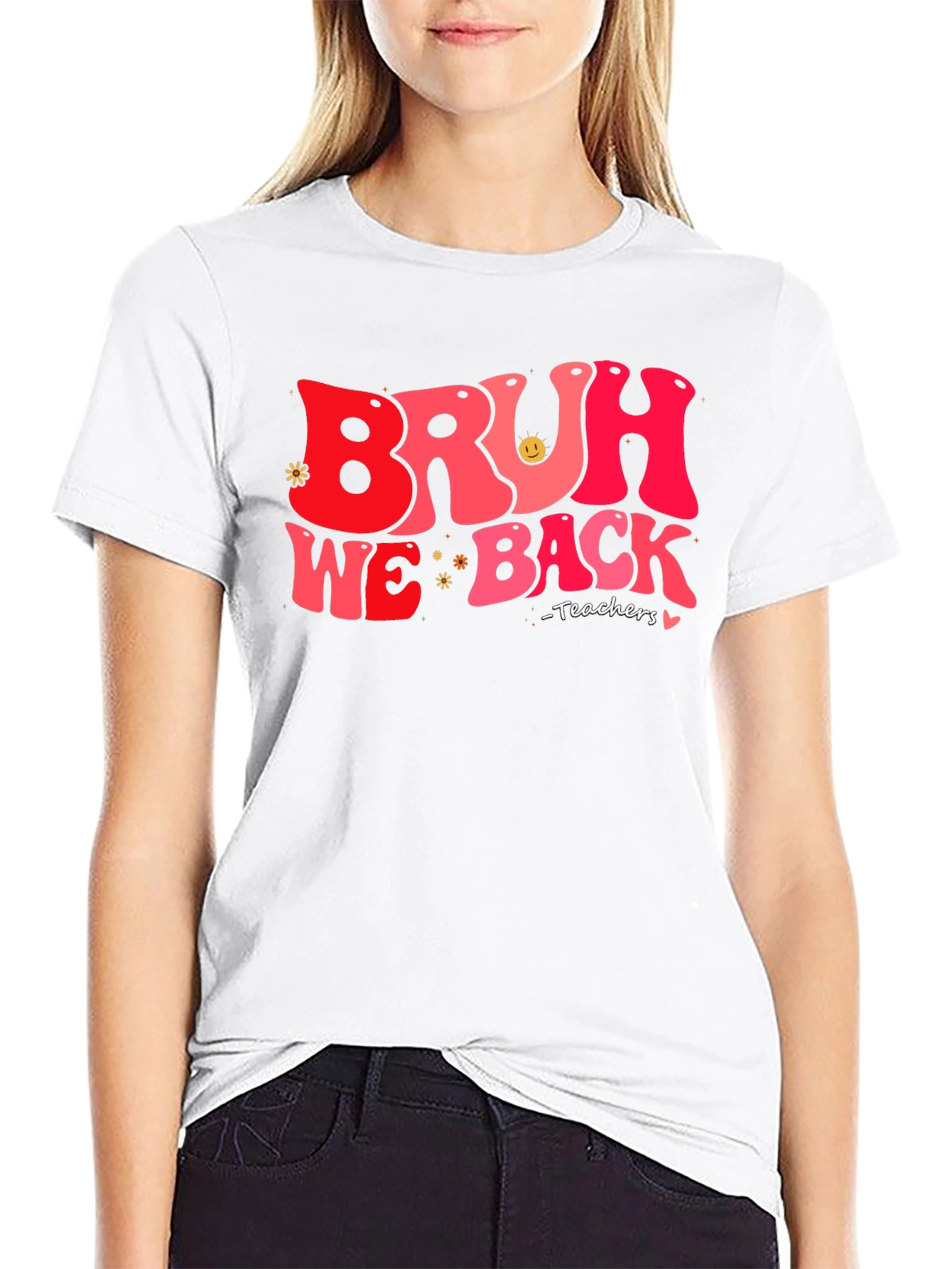 Bruh We Back Teachers T-Shirt