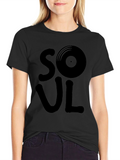 Soul Music Graphic Black T-Shirt