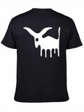 Abstract Rabbit Graphic Tee - Unisex Black T-Shirt