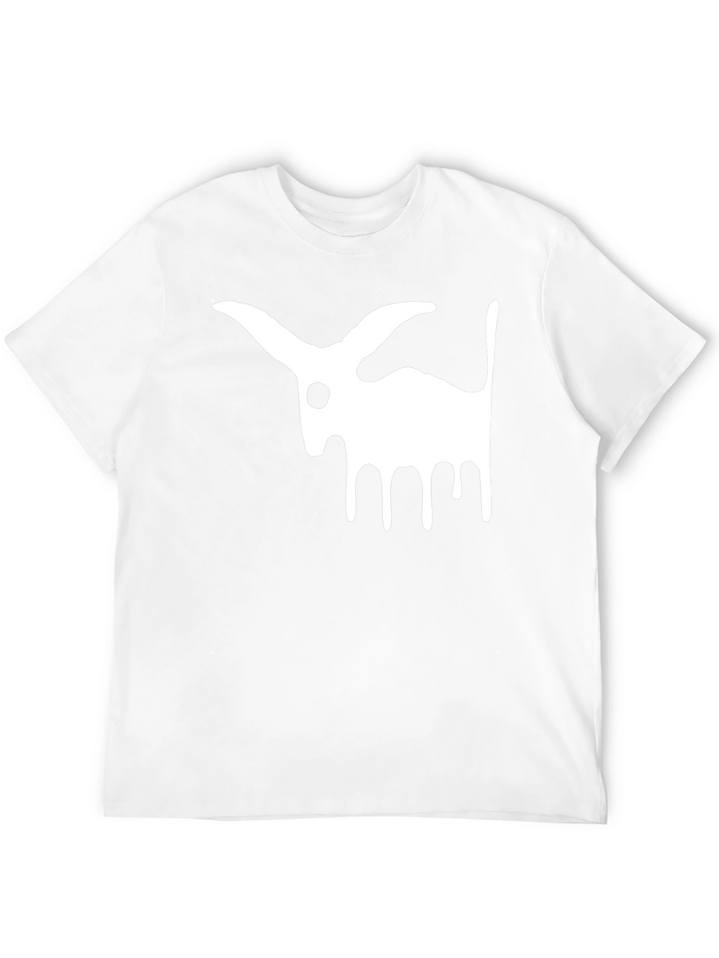 Abstract Rabbit Graphic Tee - Unisex Black T-Shirt