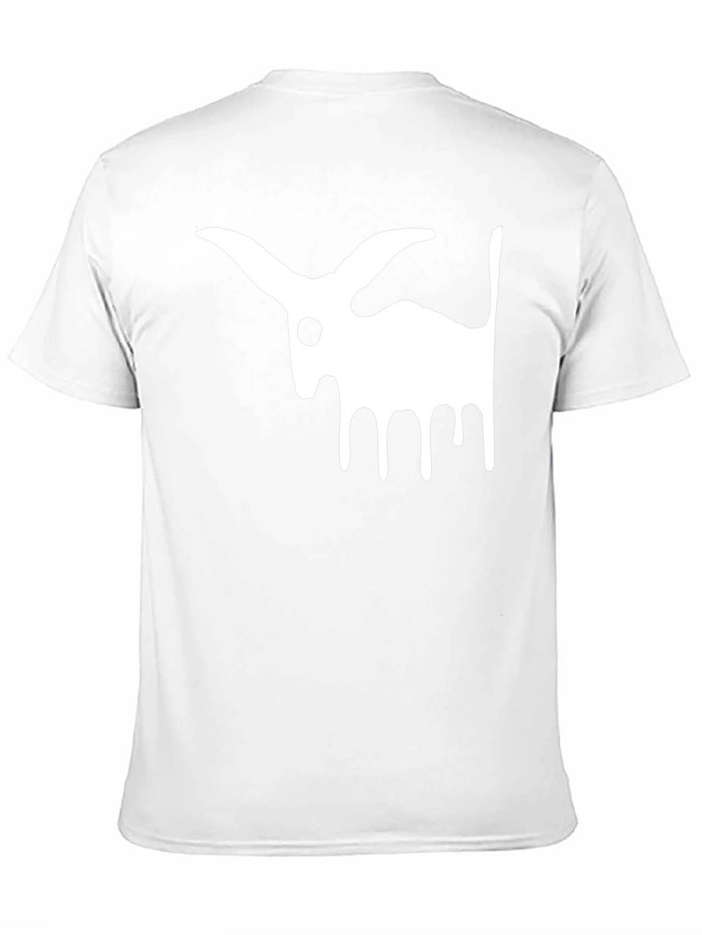 Abstract Rabbit Graphic Tee - Unisex Black T-Shirt