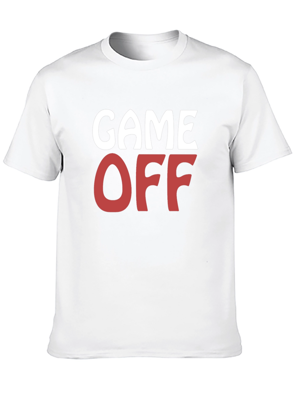 Game Off Graphic Tee - Black Cotton T-Shirt