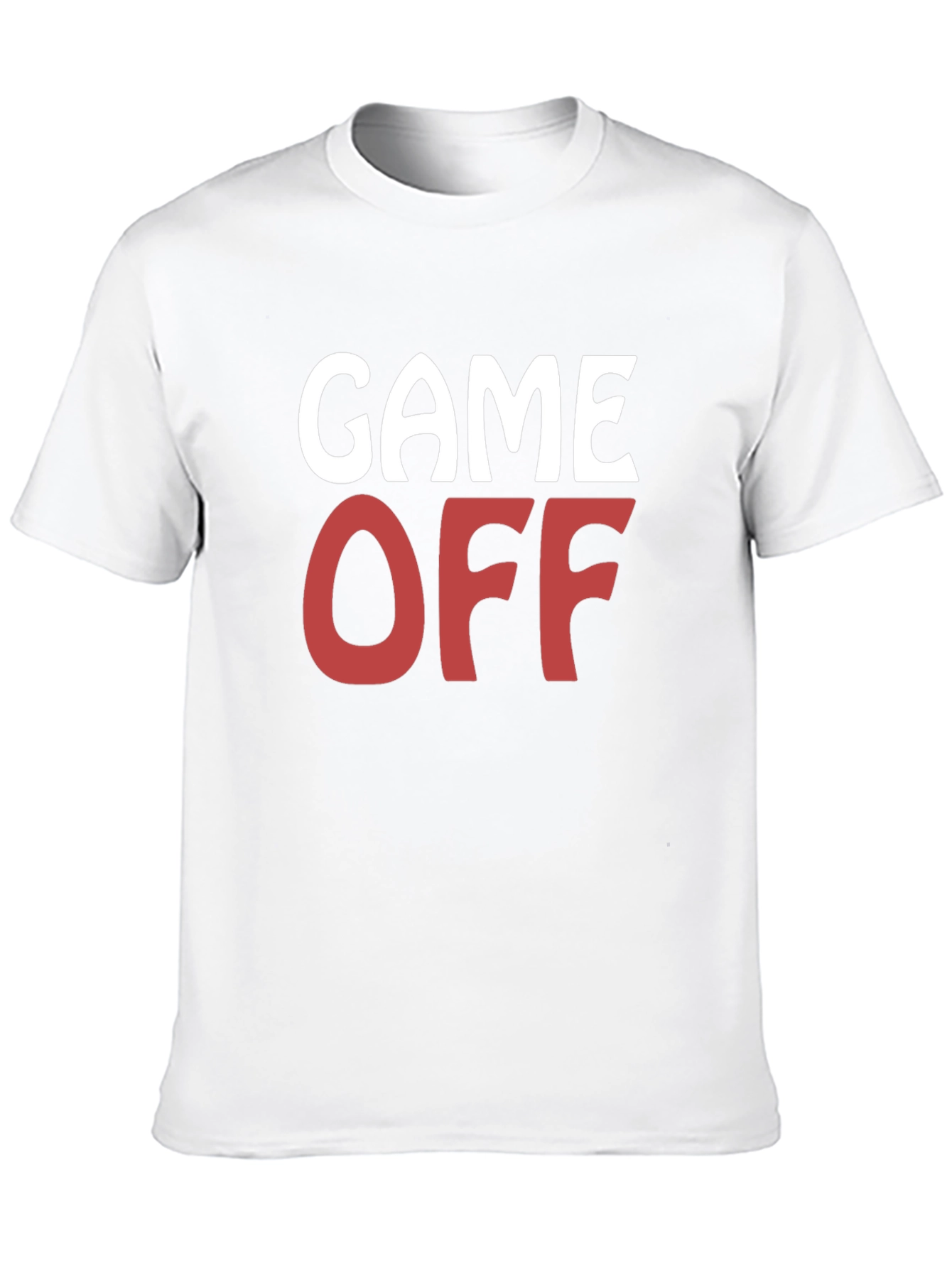 Game Off Graphic Tee - Black Cotton T-Shirt