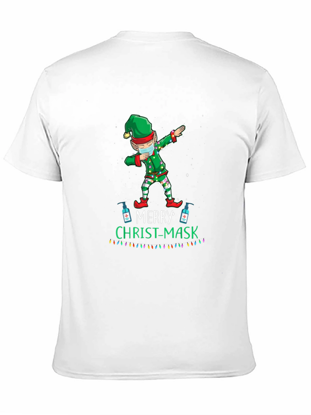 Merry Christ-Mask Elf Dabbing T-Shirt
