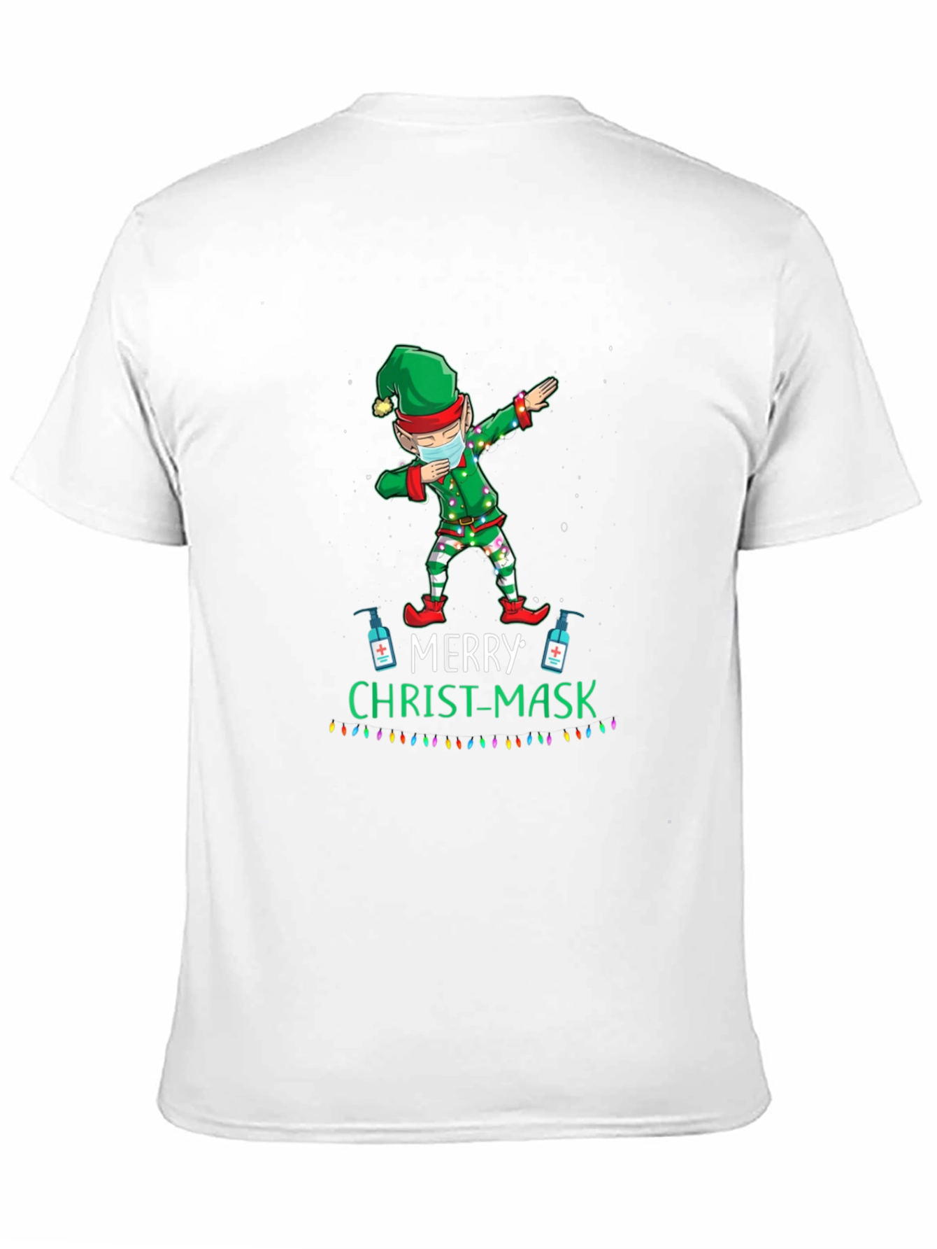 Merry Christ-Mask Elf Dabbing T-Shirt
