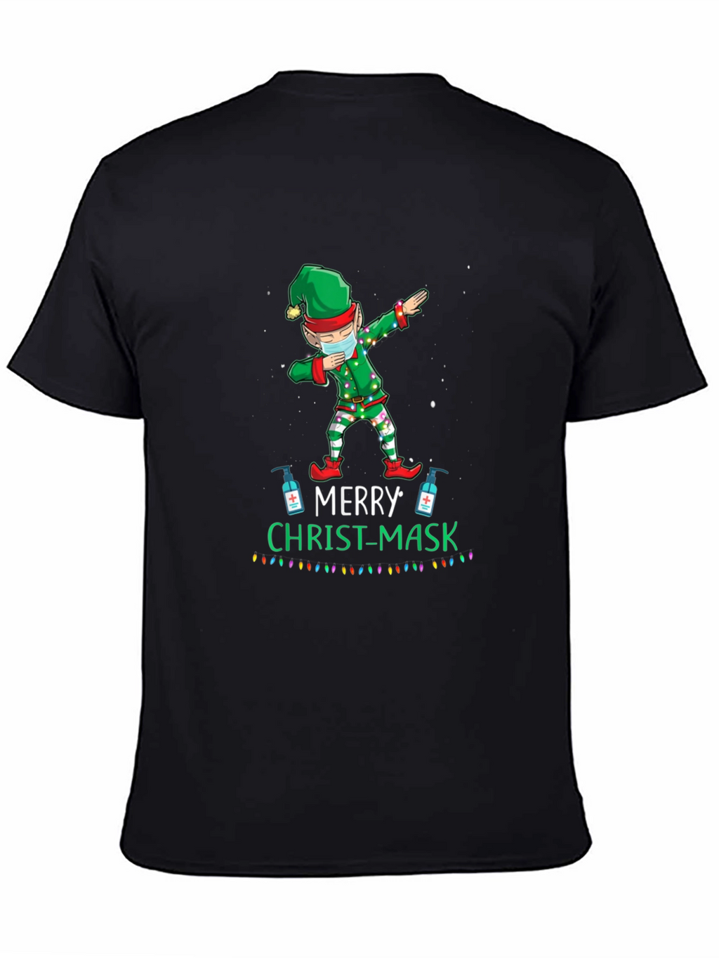 Merry Christ-Mask Elf Dabbing T-Shirt