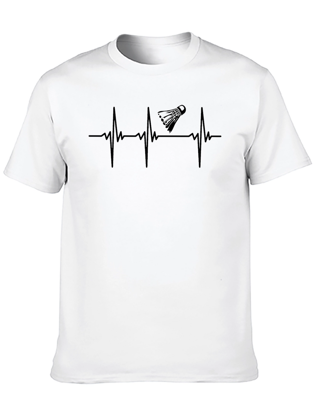 Badminton Heartbeat T-Shirt - Love for Sports