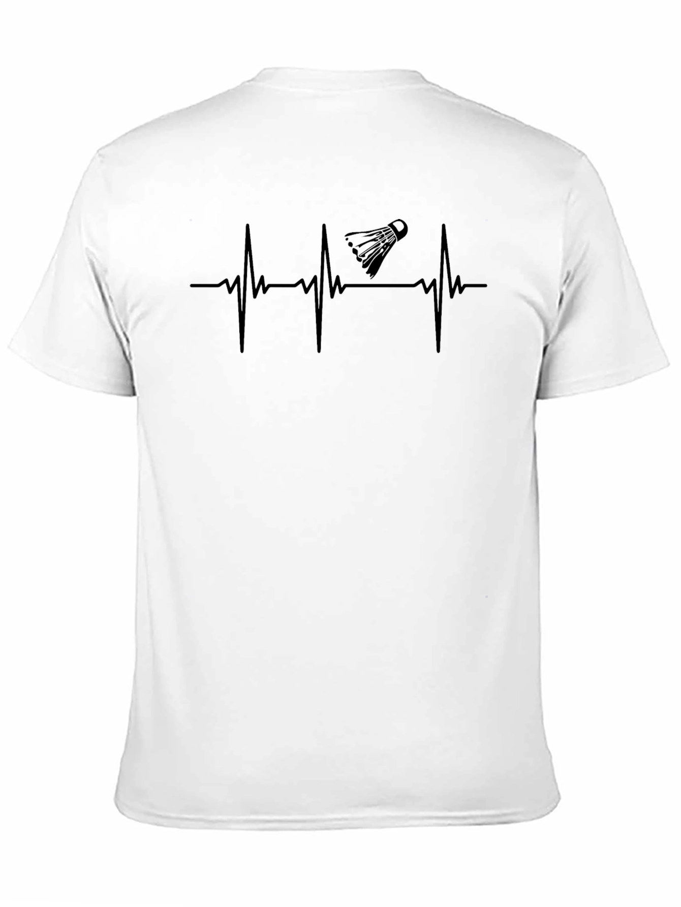 Badminton Heartbeat T-Shirt - Love for Sports