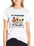 All Are Welcome at the Table T-Shirt