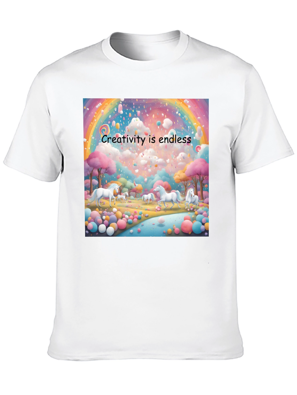Creative Unicorn Dreamscape Graphic Tee
