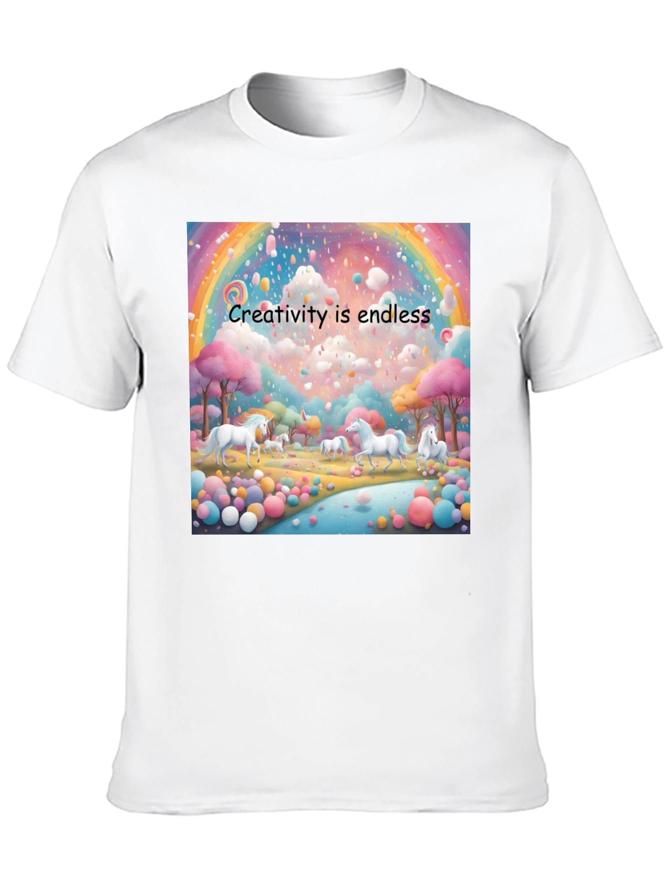 Creative Unicorn Dreamscape Graphic Tee