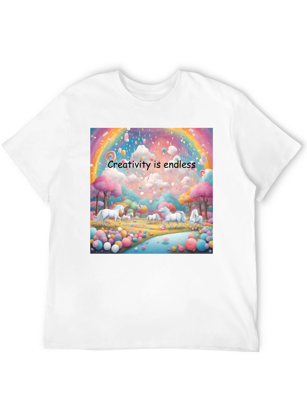 Creative Unicorn Dreamscape Graphic Tee