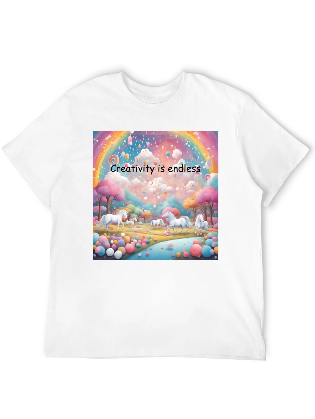 Creative Unicorn Dreamscape Graphic Tee
