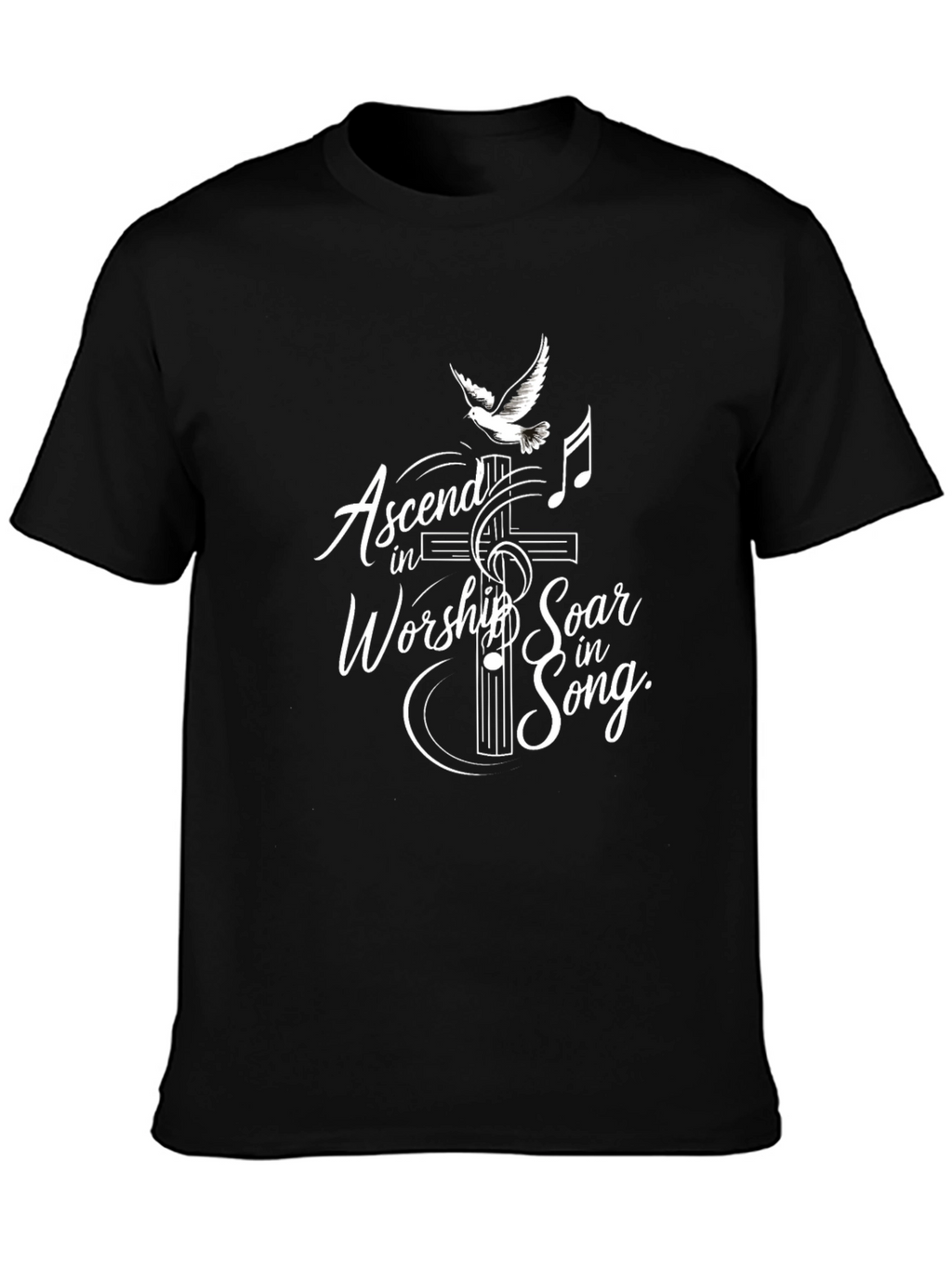 Ascend In Worship T-Shirt - Christian Graphic Tee
