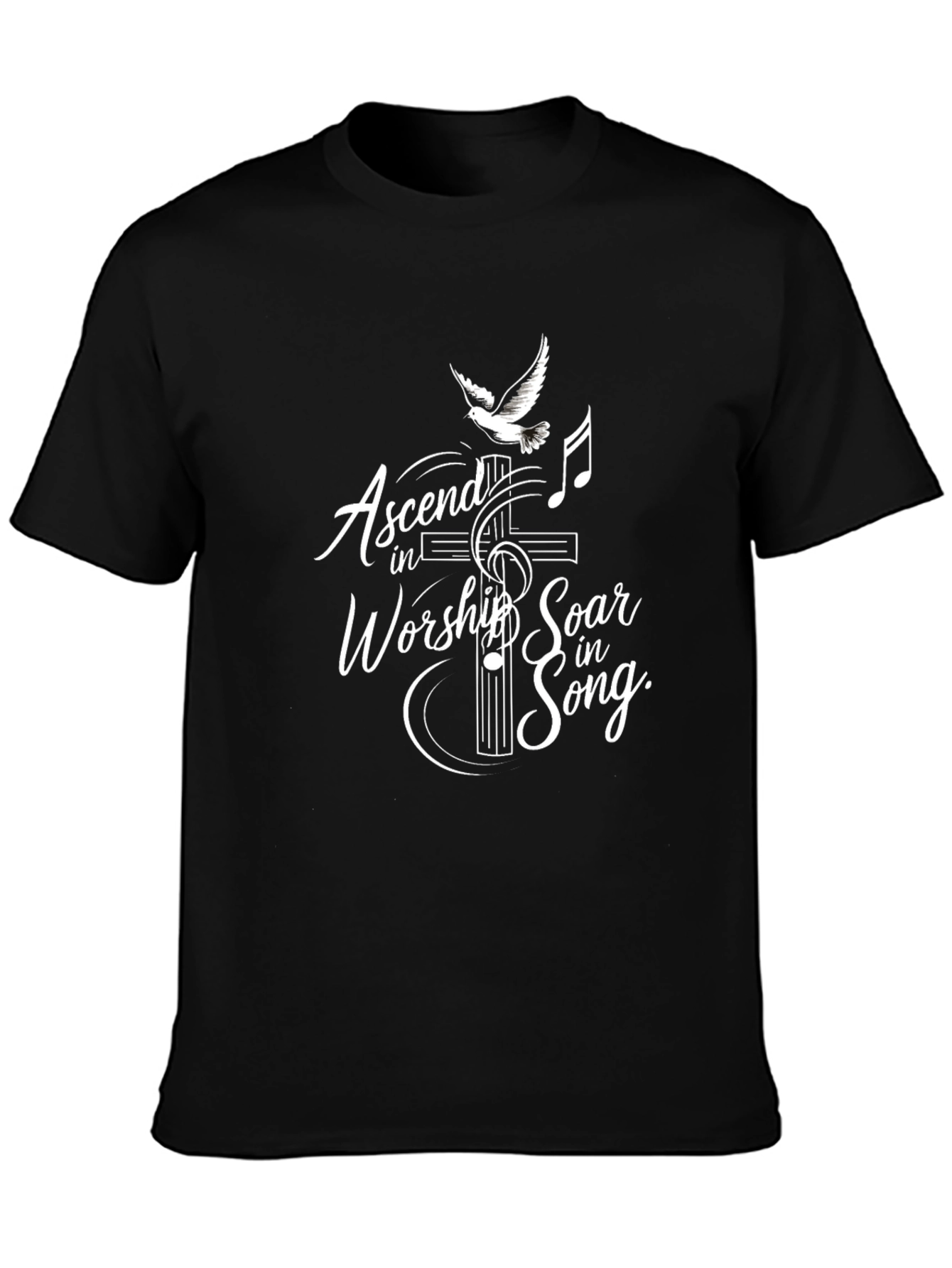 Ascend In Worship T-Shirt - Christian Graphic Tee