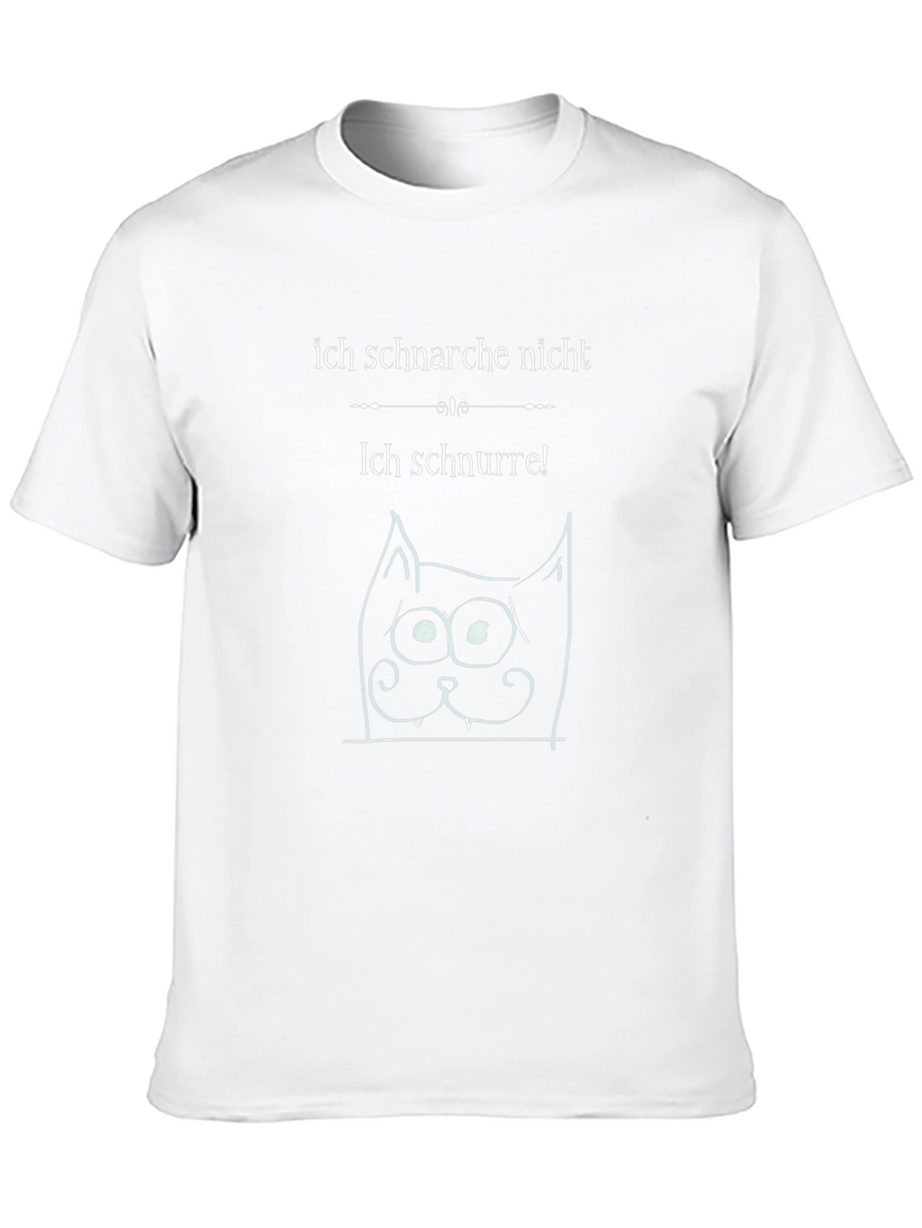 Ich Schnurre Cat T-Shirt - Funny Graphic Tee
