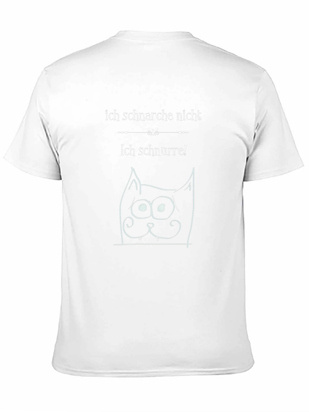 Ich Schnurre Cat T-Shirt - Funny Graphic Tee