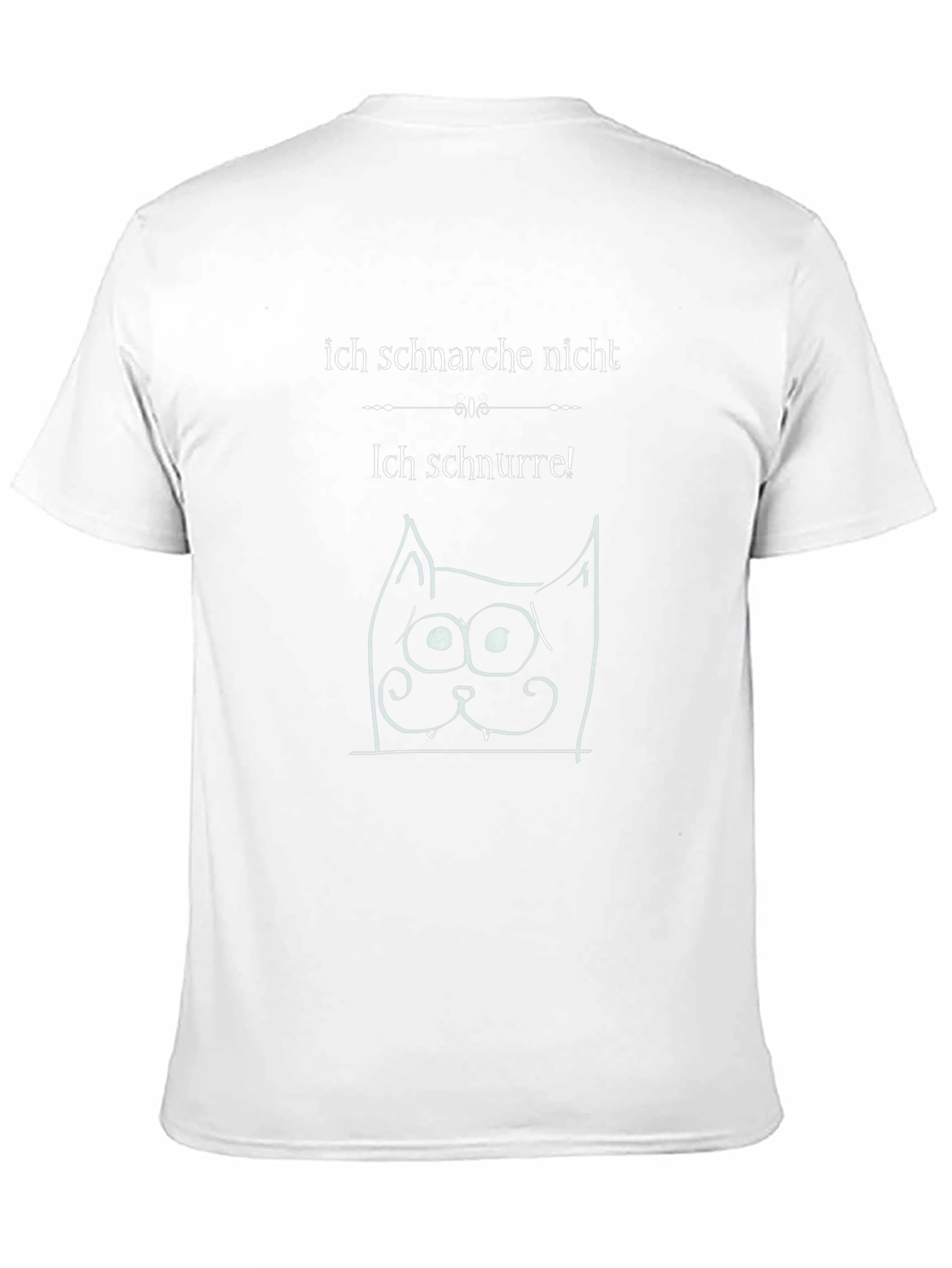 Ich Schnurre Cat T-Shirt - Funny Graphic Tee