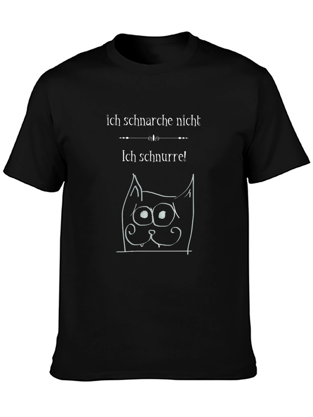 Ich Schnurre Cat T-Shirt - Funny Graphic Tee
