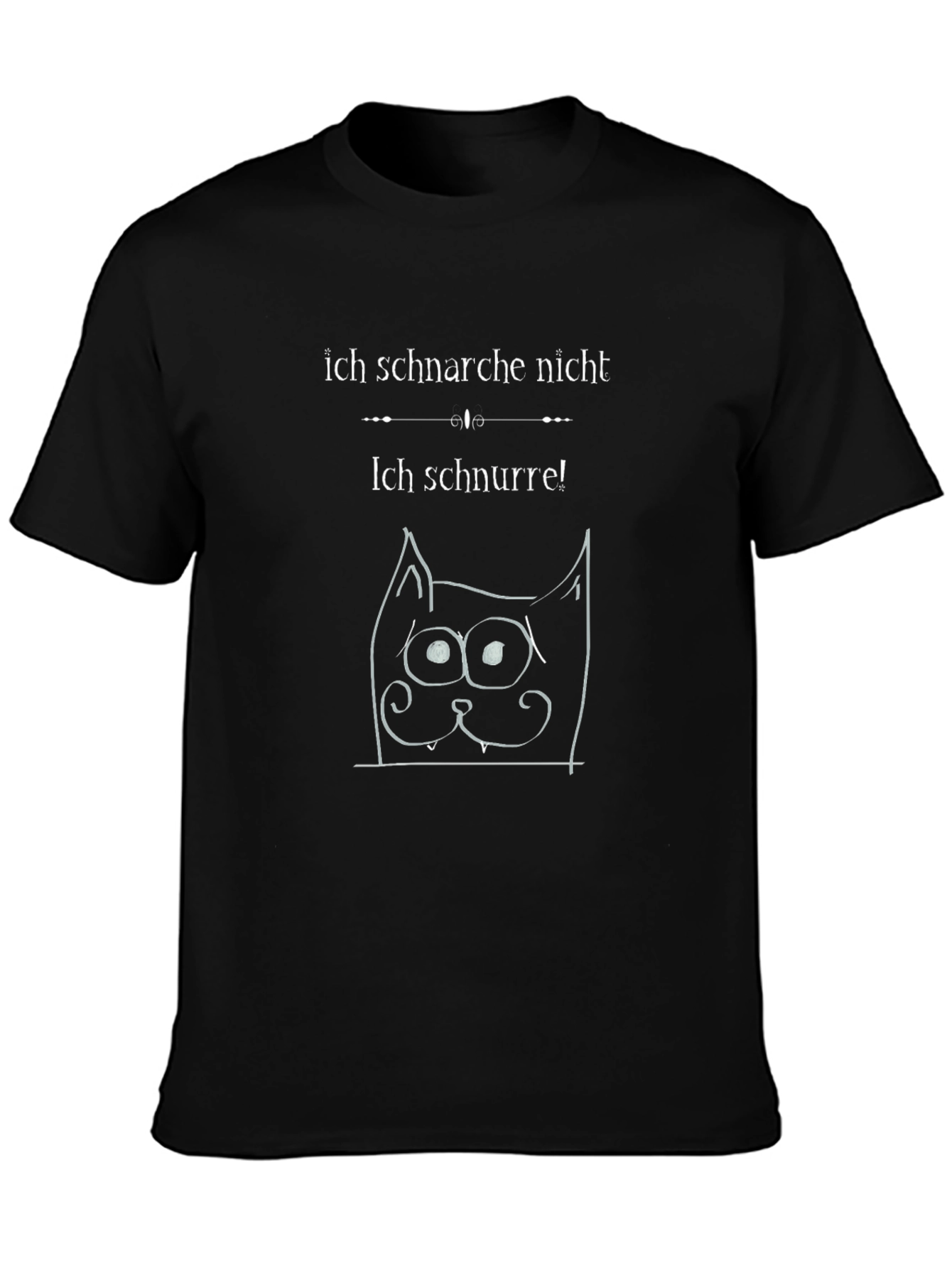 Ich Schnurre Cat T-Shirt - Funny Graphic Tee
