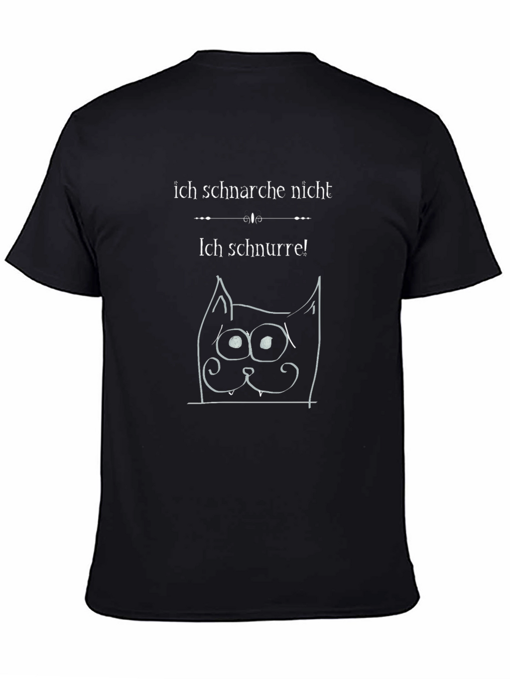 Ich Schnurre Cat T-Shirt - Funny Graphic Tee