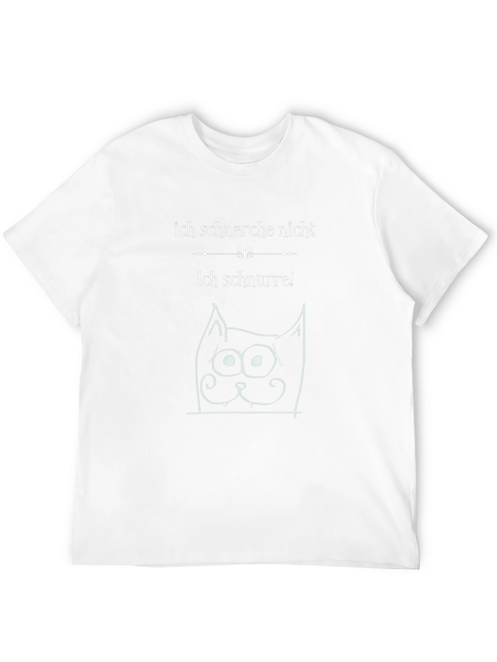 Ich Schnurre Cat T-Shirt - Funny Graphic Tee
