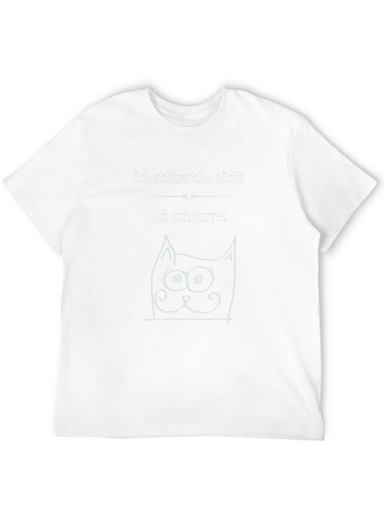 Ich Schnurre Cat T-Shirt - Funny Graphic Tee