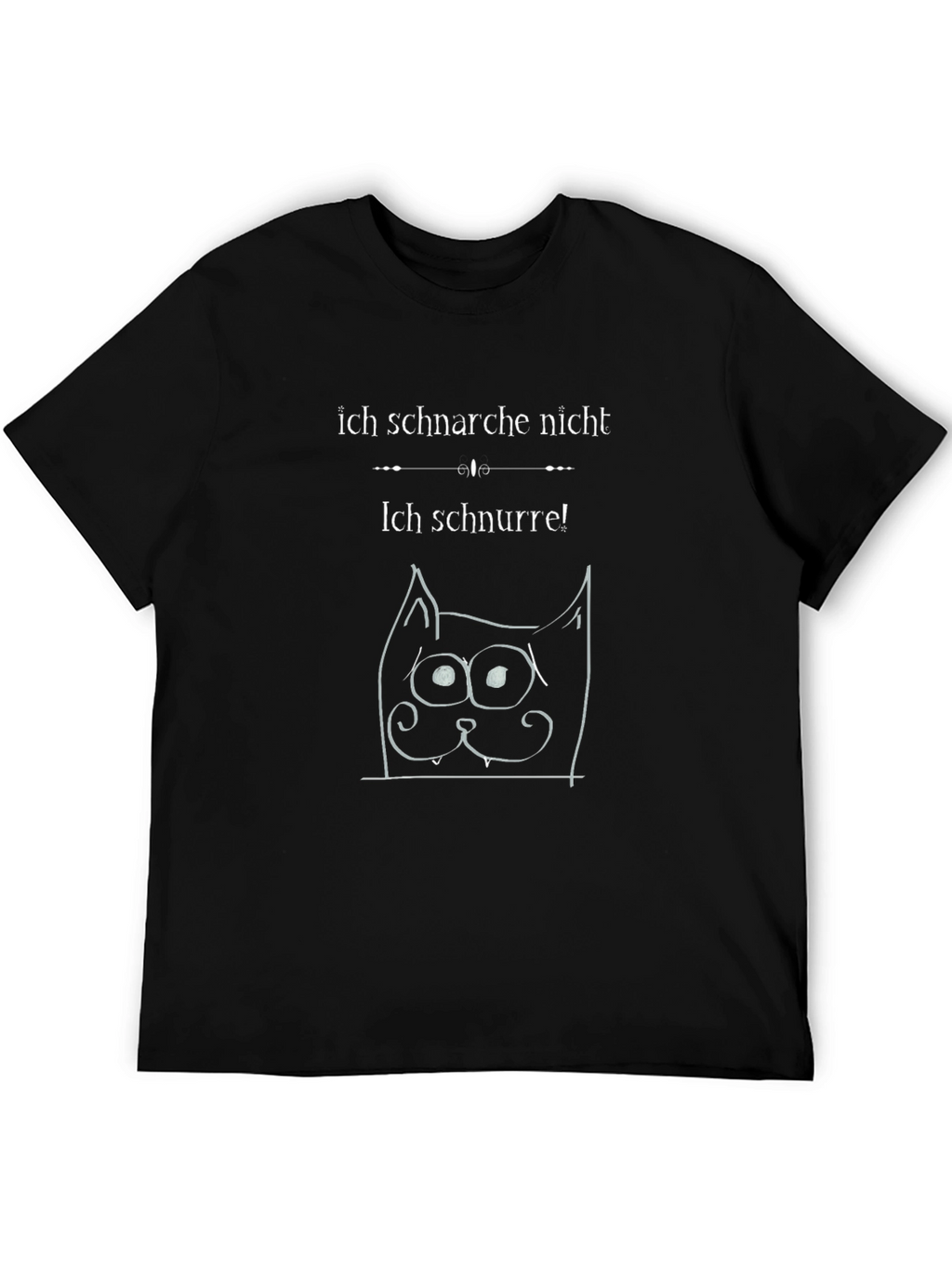 Ich Schnurre Cat T-Shirt - Funny Graphic Tee