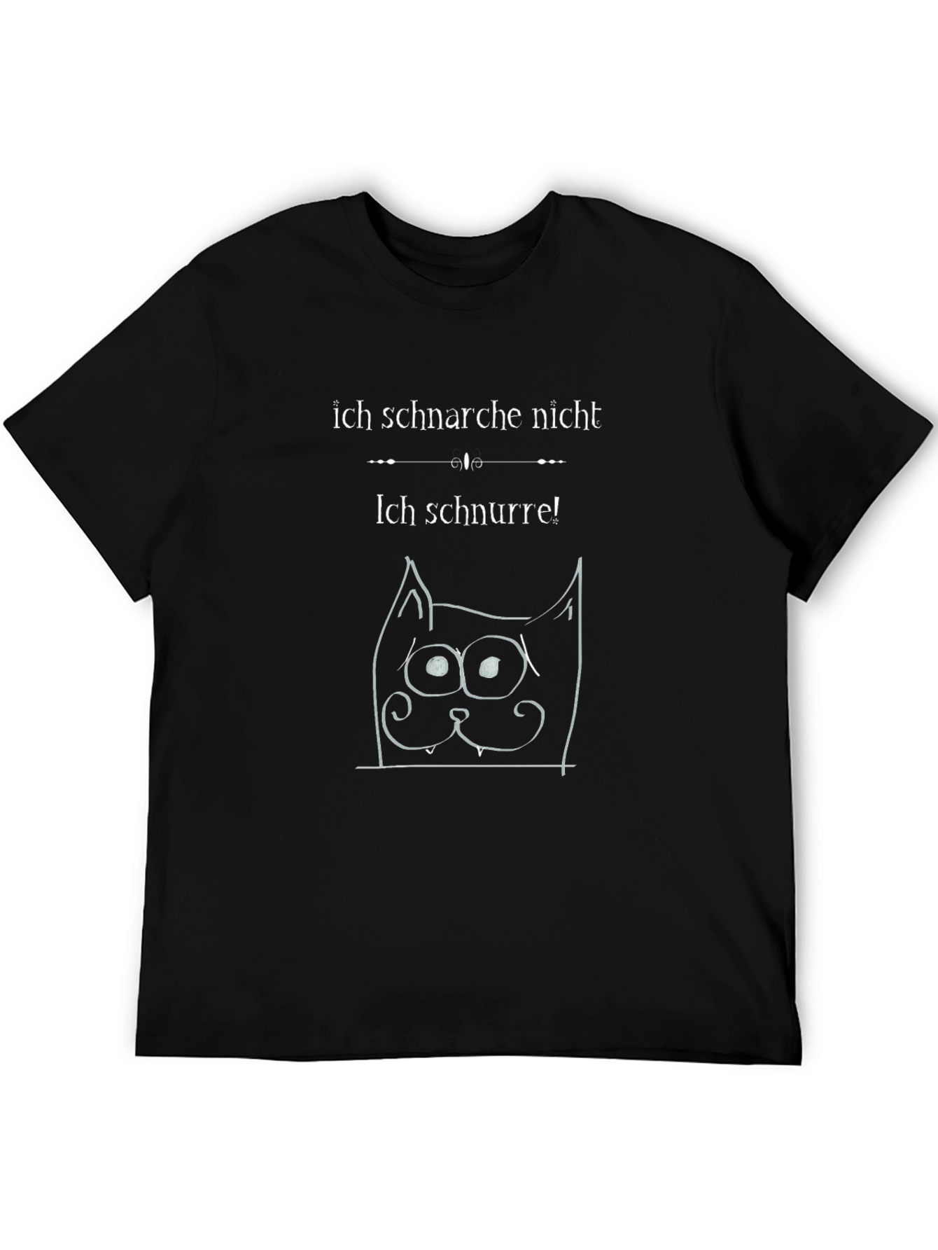 Ich Schnurre Cat T-Shirt - Funny Graphic Tee