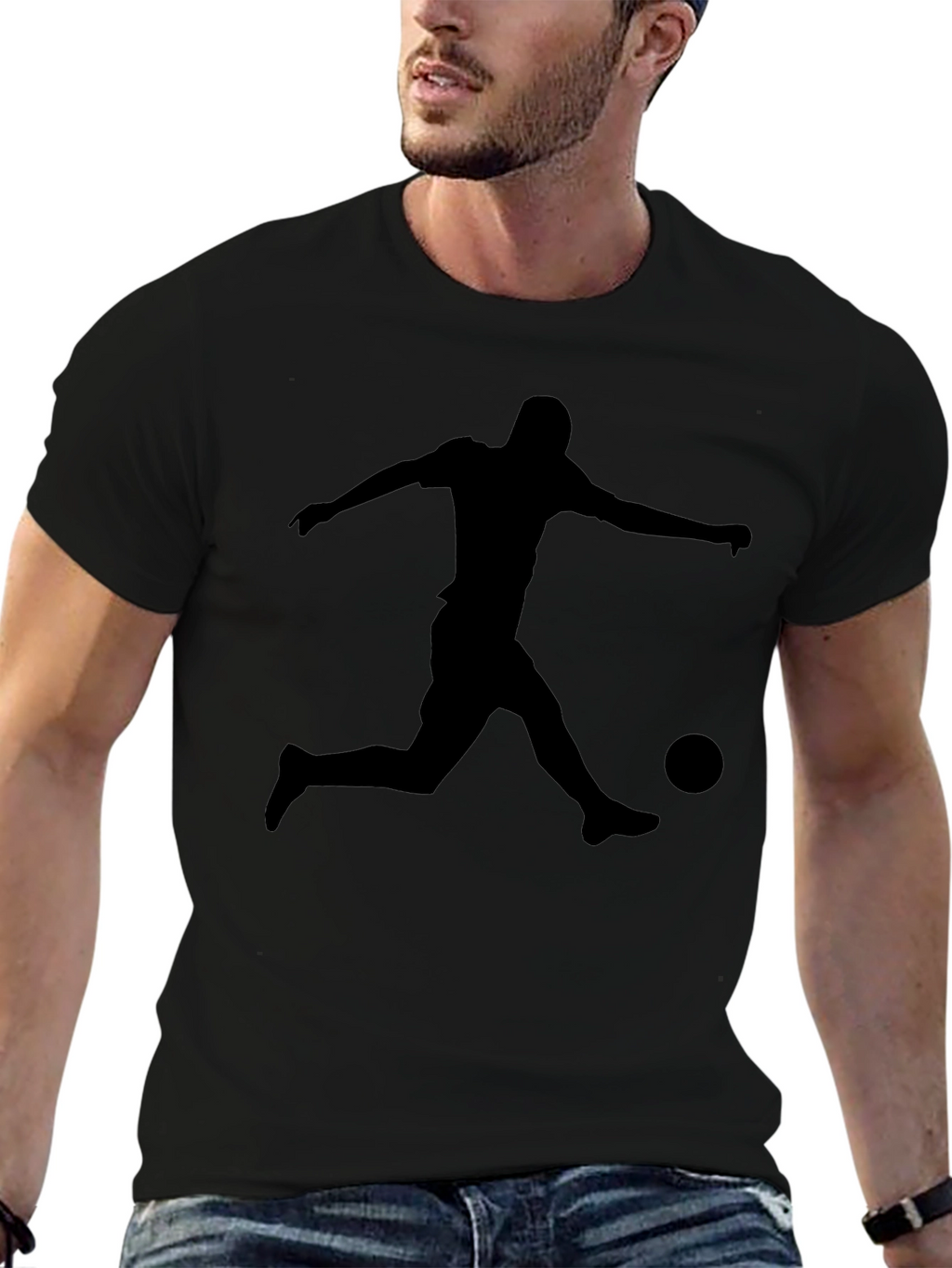 Soccer Player Graphic Tee