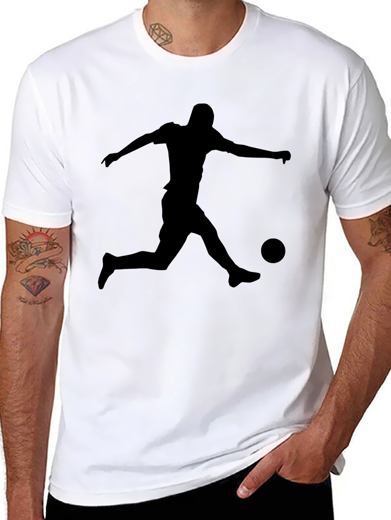 Soccer Player Graphic Tee