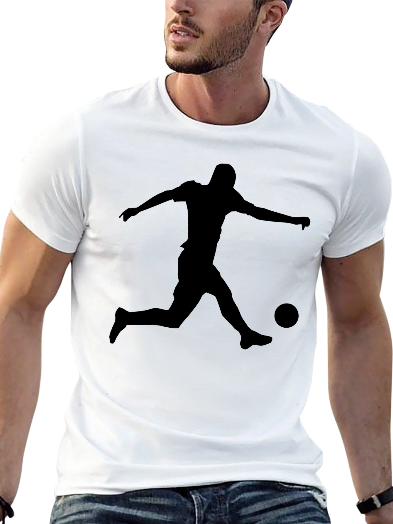 Soccer Player Graphic Tee
