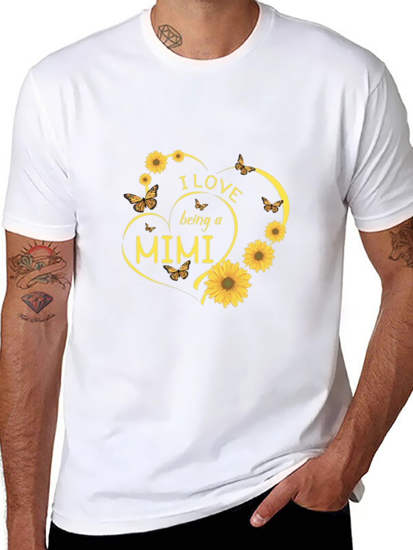 I Love Being A Mimi Sunflower T-Shirt