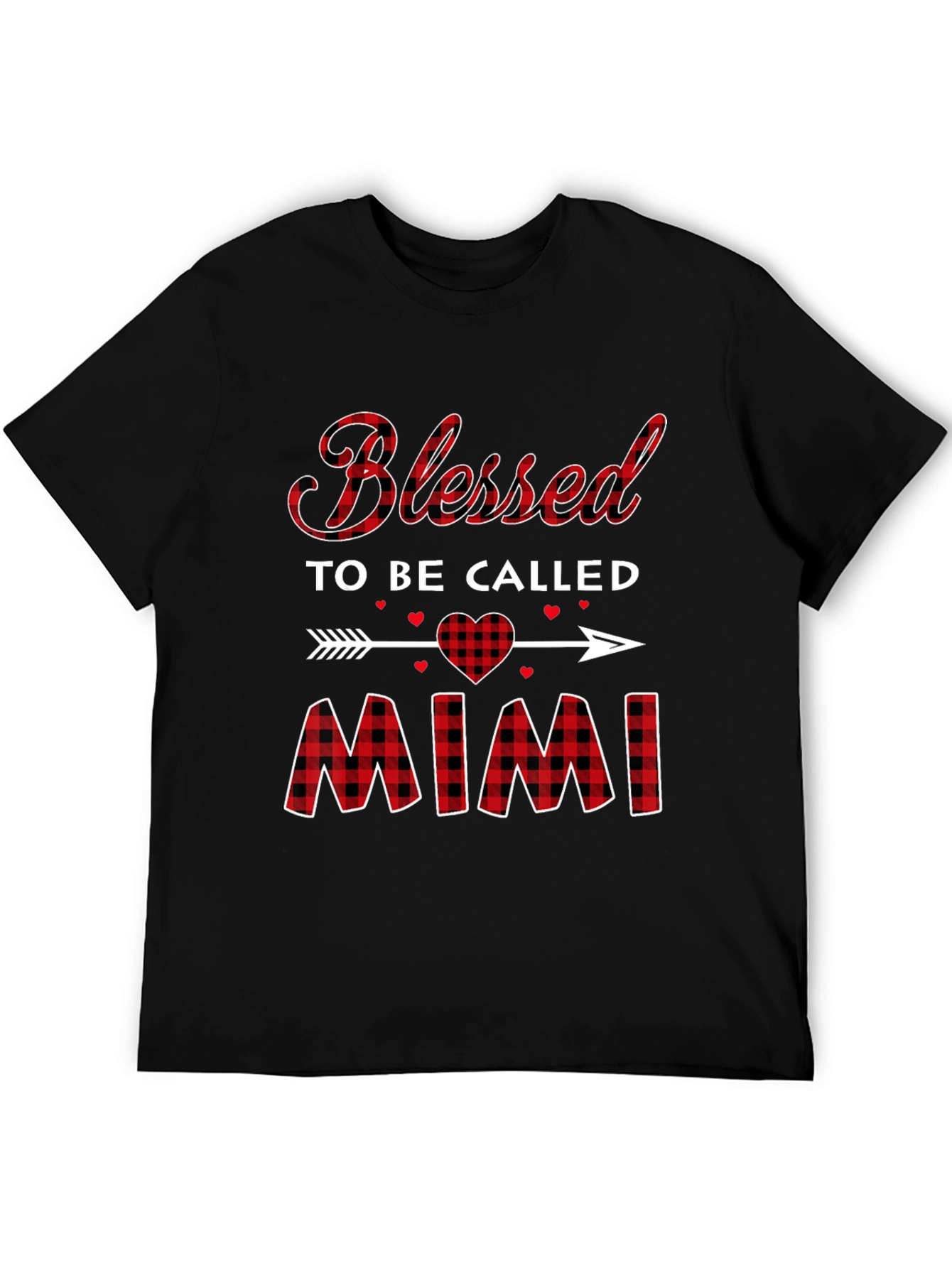 Blessed To Be Called Mimi Plaid T-Shirt